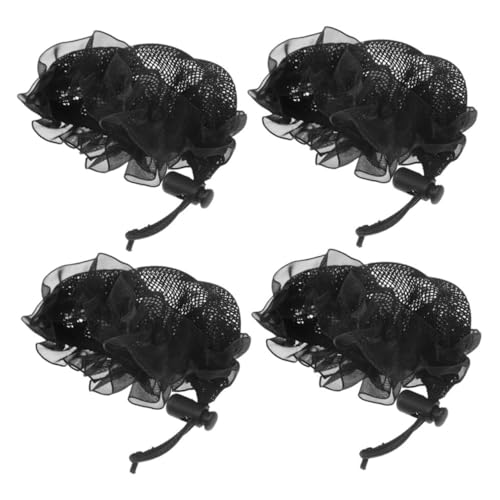 Hemobllo 4stücke Ballett-haarnetz Für Junge Mädchen Dutt Maker Aus Mesh Haar Accessoires Für Mädchen Tanz Haarnetz Mit Kordelzugdesign Atmungsaktiv Und Bequem Für Aufführungen Und von Hemobllo
