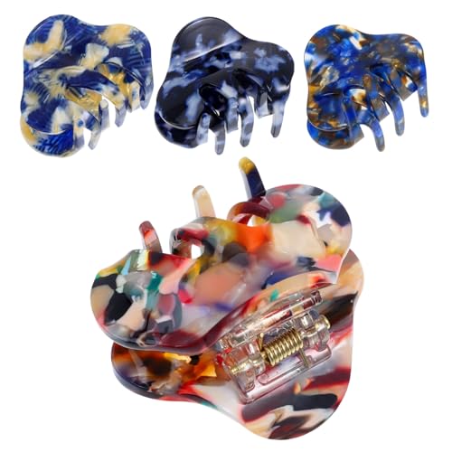 Hemobllo 4stücke Kleine Haarspangen Aus Acetatfolie Für Damen Haarstyling-clips Für Dünnes Und Dickes Haar Praktische Haarschmuck Für Täglichen Gebrauch von Hemobllo