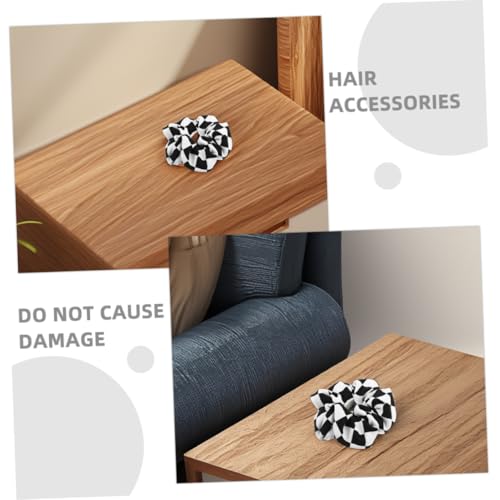 Hemobllo 5 Stück Teiliges Kariertem Chiffon Scrunchies Elastische Dehnbare Haargummis für Damen Vielseitig Verwendbar als Haarband Armband oder Halskette Geeignet für Alltag Partys von Hemobllo