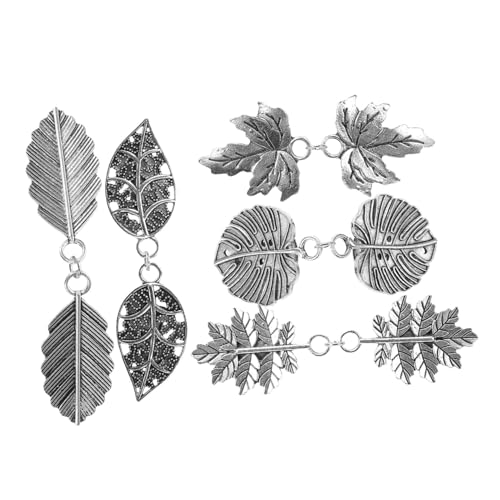 Hemobllo 5 Stück Teiliges Vintage Strickjacken Clips aus Metall Robuste Cinch Verschlüsse für Pullover und Kleider Effektiver Schutz vor Offenheit Eleganter Schal und Cardigan Clip für von Hemobllo