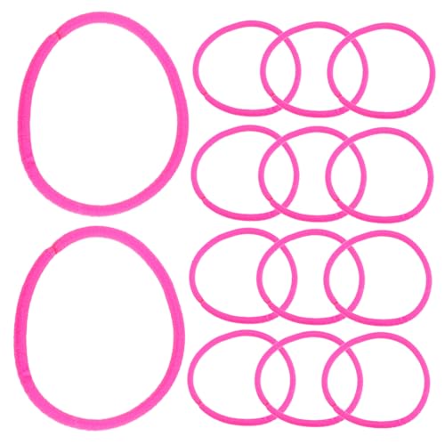 Hemobllo 50stücke Nylon-gummibänder Hohe Elastizität Pferdeschwanzhalter Haargummis Seil Für Erwachsene Und Junge Mädchen Fluoreszierendes von Hemobllo