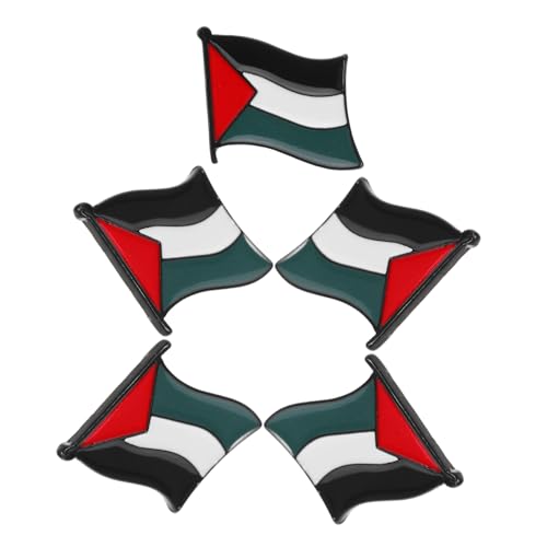 Hemobllo 5Er Set Brosche Abzeichen Fahnennadeln Nationalflaggenstifte Abschluss-Abzeichen-Stift Rucksack-Abzeichen Zinklegierung von Hemobllo