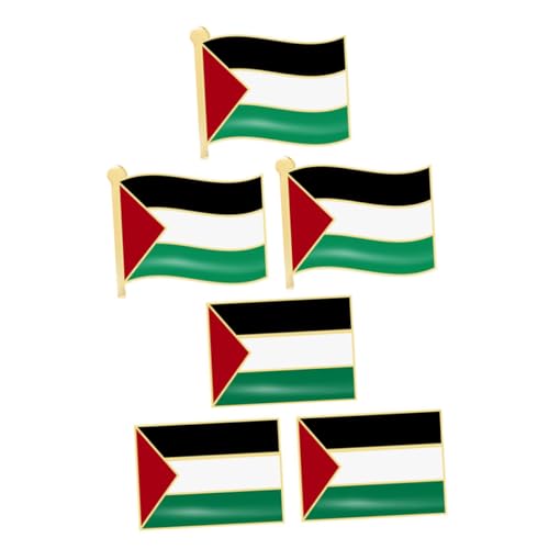 Hemobllo 6stücke Palästina Flaggen Broschen Metall-anstecknadeln Für Kleidung Hüte Anzüge Patriotische Accessoires Für Männer Frauen Geschenk Für Besondere Anlässe Hemobllo 6stücke Palästina Flaggen Broschen Metall-anstecknadeln Für Kleidung Hüte Anzüge Patriotische Accessoires Für Männer Frauen Geschenk Für Besondere Anlässe von Hemobllo