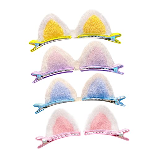Hemobllo 8 Stück Teiliges Katzenohren Haarspangen Bunte Haarclips für Damen Teenager Party Halloween Alltagsschmuck Niedlich und Vielseitig für Geburtstagsfeiern und Fotoshootings von Hemobllo