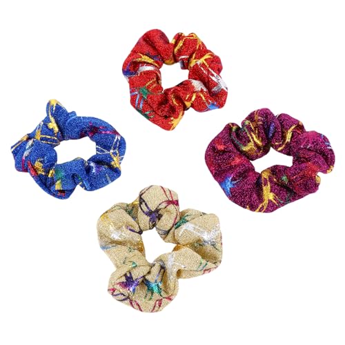 Hemobllo 8 Stück Teiliges Weihnachts Haargummi Elastische Bunte Haargummis aus Weichem Hautfreundlich und Strapazierfähig Multifunktional als Haarband und Armband für Damen und Mädchen von Hemobllo