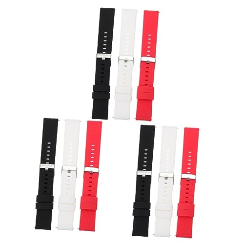 Hemobllo 9 STK Gurt Ersatz-uhrenarmbänder Bänder Für Uhr Armband Uhren Ersatzband Uhrenzubehör Ersatzband Ansehen Reloj Inteligente S2 Silikon in Lebensmittelqualität Lieferungen Anschauen von Hemobllo