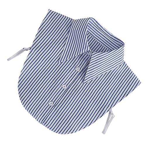 Hemobllo Abnehmbarer Fake Kragen Damen Baumwolle Weicher Komfort Modischer Blusen Krageneinsatz Eleganter Hemdblusen Kragen Für Oberteil Damen Herbst Winter von Hemobllo