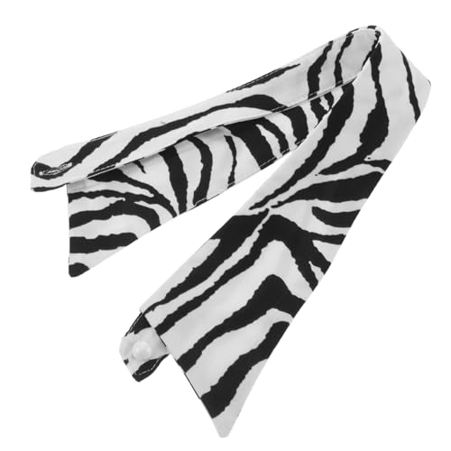 Hemobllo Abnehmbarer Zebra Print Fake Kragen Damen Spitz Stehkragen Eleganter Mehrzweck Blusenkragen Modischer Schmuck für Frauen und Mädchen Vielseitiges Accessoire für Casual und Formal von Hemobllo