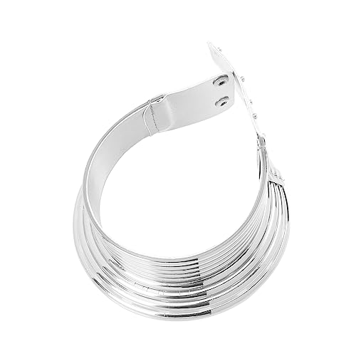 Hemobllo Afrikanische Halskette Mit Lederband Klobiges Afrikanisches Halsband Chunky Halskette Für Partys Und Clubs Vielseitig Kombinierbar von Hemobllo