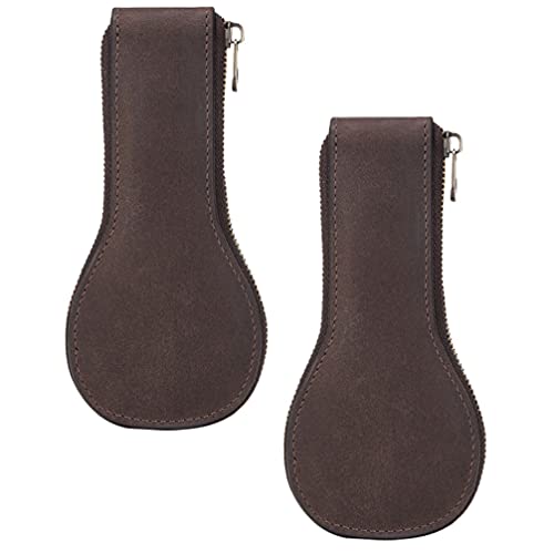 Hemobllo Armbanduhr Herren 2Pcs Leder Tasche Uhr Beutel Vintage Uhr Leder Fall Mit Zipper Protector Halter Geldb?RSE Uhr Lagerung Box Uhr Kaffee Reise Schmuckkästchen Hemobllo Armbanduhr Herren 2Pcs Leder Tasche Uhr Beutel Vintage Uhr Leder Fall Mit Zipper Protector Halter Geldb?RSE Uhr Lagerung Box Uhr Kaffee Reise Schmuckkästchen von Hemobllo