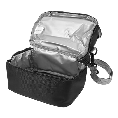 Hemobllo Babyflasche Transporttasche Isolierte Kühltasche Für Tragbare Aufbewahrung Für Flaschen Und Snacks Für Unterwegs Schwarz von Hemobllo