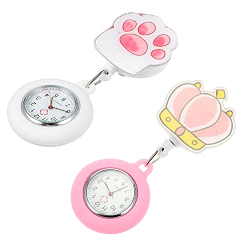 Hemobllo 2stücke Uhr Mit Clip Design Hängematte Quarz-taschenuhr Für Und Schüler Stilvolle Und Praktische Zeitmessung von Hemobllo