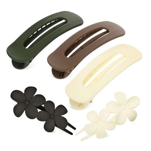 Hemobllo Blumen Haarspangen 5 Stück Rutschfeste Entenschnabel Haarklammern Matte Haarspangen Für Damen Stilvolle Haarschmuck Für Hochzeit Und Party Vielseitige Haarstyling Tools in von Hemobllo