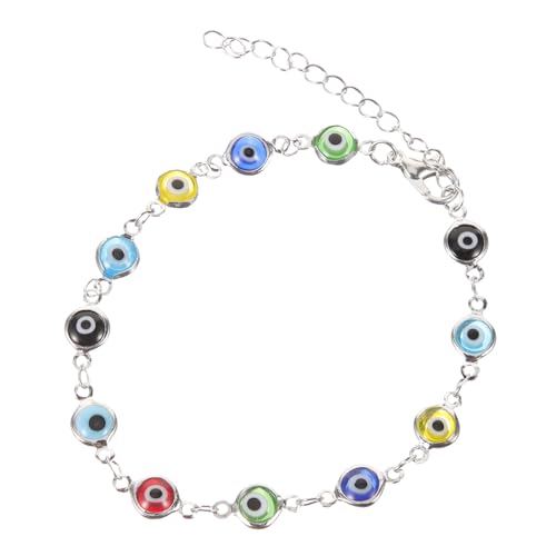 Hemobllo Böser Blick Armband Damen Schmuck Stilvolles Evil Eye Perlenarmband Blaues Auge Wrist Bracelet Freundliche Hautverträglichkeit Modisches Accessoire Geschenkidee von Hemobllo
