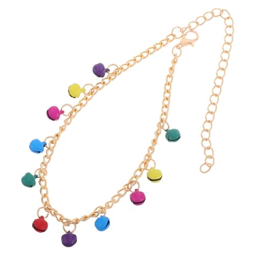 Hemobllo Boho Damen Fußkettchen Verstellbar Glocken Design Sommerschmuck Strand Accessoire Trendiges Knöchelband von Hemobllo