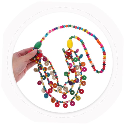 Hemobllo Boho Damen Halskette Mehrschichtig Holzperlen Kokosnuss Anhänger Bunt Handgefertigt Modisch für Alltag und Party Zufällige Farbe Zufällige Farbe Hemobllo Boho Damen Halskette Mehrschichtig Holzperlen Kokosnuss Anhänger Bunt Handgefertigt Modisch für Alltag und Party Zufällige Farbe Zufällige Farbe von Hemobllo