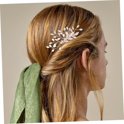 Hemobllo Brautschmuck Haarkamm mit Handgefertigter Vintage Haarreif für Frauen Sicherer Sitz Vielseitiger Kopfschmuck für Hochzeit Brautjungfern und Besondere Anlässe von Hemobllo