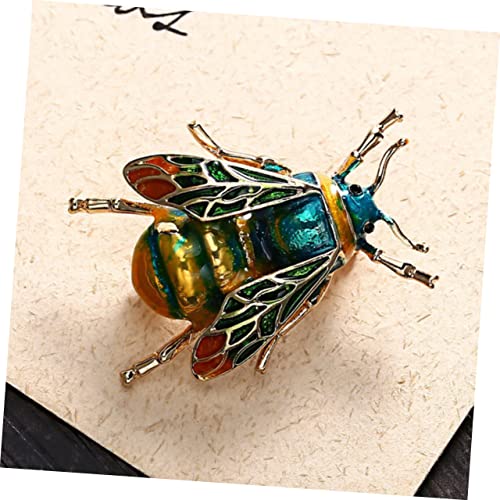 Hemobllo Cartoon Bienen Brosche aus Langlebiger Legierung Kreative Anstecknadel für Damen Modisches Schmuckaccessoire für Pullover und Jacken Leicht und Dekorativ von Hemobllo