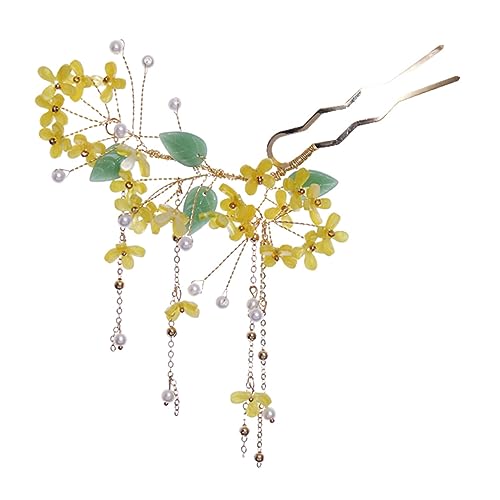 Hemobllo Chinesische Haarnadel Blume Haargabel Für Damen Haarschmuck Aus Hochwertigem Material Für Verschiedene Anlässe von Hemobllo