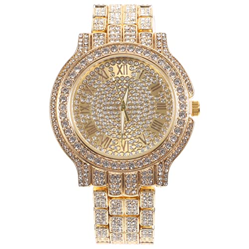 Hemobllo Wrist Watch Für Frauen Mit Funkelnden Strasssteinen Elegante Armbanduhr Im Modischen Design Für Jeden Anlass Mit Römischen Ziffern Und Hochwertigem Quartzwerk von Hemobllo