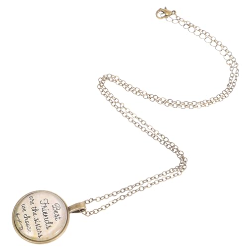 Hemobllo Damen Halskette mit Anhänger Modischer Schmuck für Frauen Langlebig und Hautfreundlich Vielseitig für Alltag Party Geschenkidee für Freundinnen Hemobllo Damen Halskette mit Anhänger Modischer Schmuck für Frauen Langlebig und Hautfreundlich Vielseitig für Alltag Party Geschenkidee für Freundinnen von Hemobllo