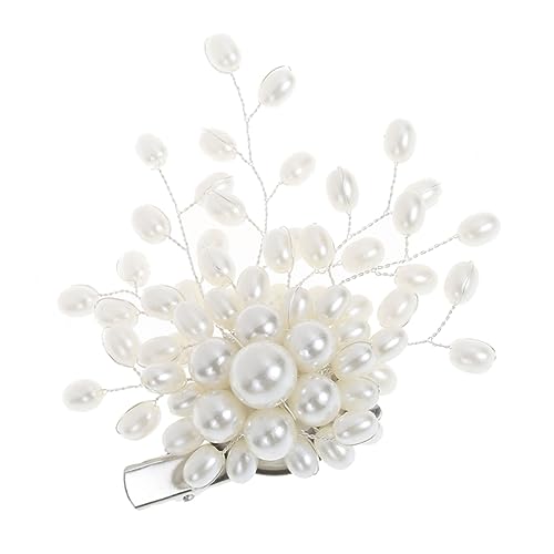 Hemobllo Damen Perlenbrosche Silber Anstecknadel für Hochzeit Business und Party Modischer Schmuck für Pullover Kleid Schal als für Frauen und Mädchen von Hemobllo