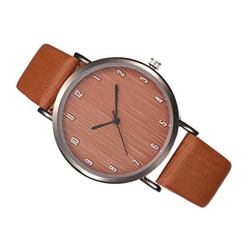 Hemobllo Damen Quarzuhr Minimalistische Uhren Für Damen Stylische Damenuhr Muttertag Für Tochter Tolle Muttertagsgeschenke Für Mama Gut Ablesbare Armbanduhr Leder Digital Frau von Hemobllo