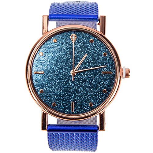 Hemobllo Damen Quarzuhr Mit Silikonarmband Modische Freizeit-Armbanduhr Für Frauen Hautfreundlich Für Jeden Anlass Geschenkidee Für Besondere Anlässe von Hemobllo