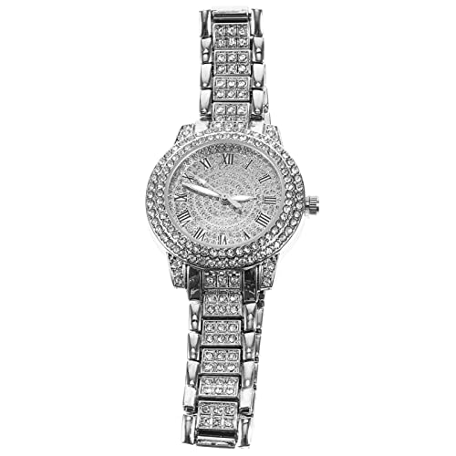 Hemobllo Delicate Diamond Armbanduhr Für Herren Business Uhr Mit Zartem Metallarmband Und Römischen Ziffern Für Formelle Und Anlässe von Hemobllo