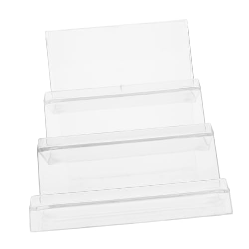 Hemobllo Desktop Display Ständer Lagig Transparent Wallet Organizer Geldbörse Halter Aufbewahrungsregal für Zuhause Laden Boutique Tasche Präsentation von Hemobllo