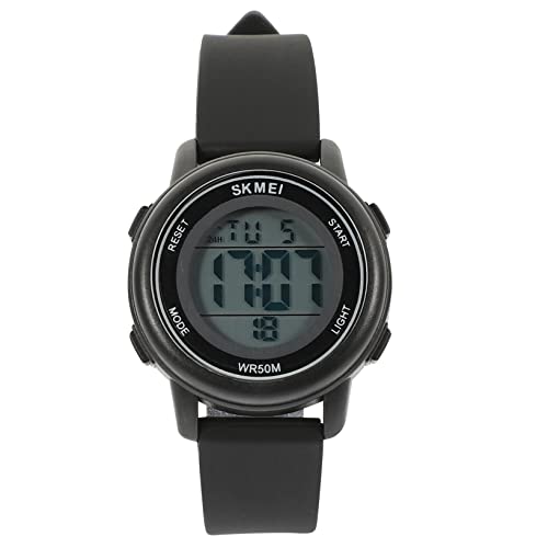 Hemobllo Digital Anzeige Sport Uhr Mädchen Led Uhr Reloj Digital para Mujer Digitaluhr Für Kinder Digitale Armbanduhr Digitaluhr Für Jungen Kinderuhren Abs Student Geschenk Multifunktion von Hemobllo