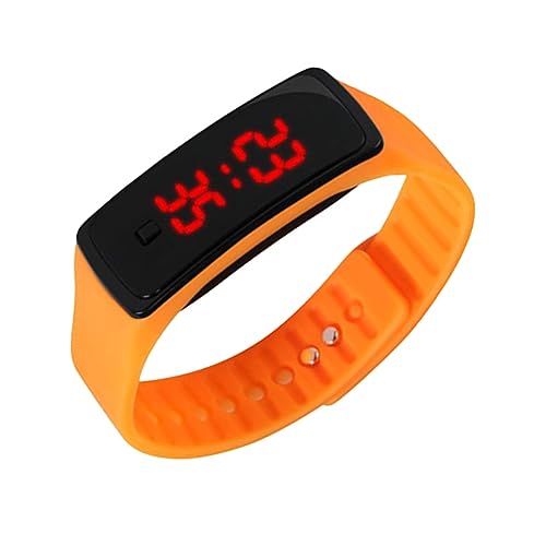 Hemobllo Digitaluhr Für Junge Mädchen Mit Led-display Lauf-silikonband Und Datumsanzeige Verstellbarem Armband Einfach Zu Tragen Für Jungen Und Mädchen von Hemobllo