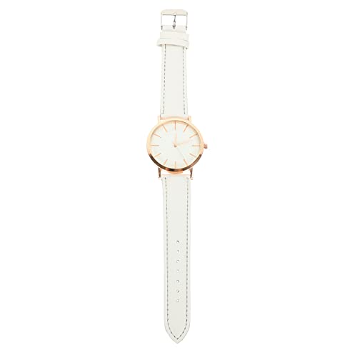 Hemobllo Damenuhr Anschauen Uhrenarmbänder Für Damen Einfaches Design Damenuhren Correa para Mujer Uhr Mit Armband Weiß Schmücken Student Mode Armbanduhrverzierung von Hemobllo