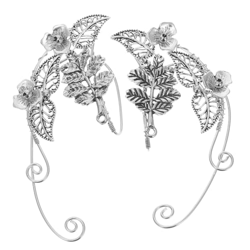 Hemobllo Elfen Ohrclips Aus Legierung Zarte Ohrklemmen Ohne Piercing Modeschmuck Für Mädchen Und Cosplay Ohrringe Als Schmucksaccessoire von Hemobllo