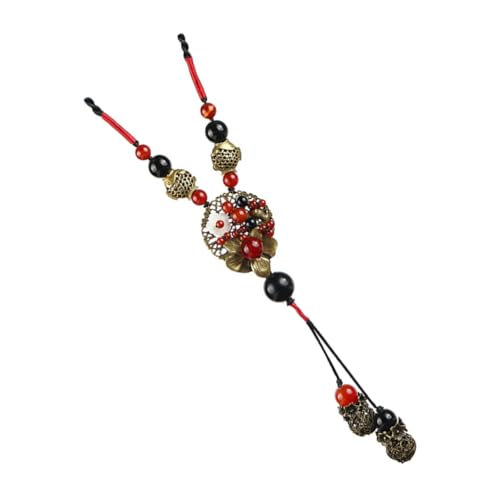 Hemobllo Ethnische Halskette Damen Vintage Stil Langer Pullover Schmuck mit Herzanhänger Strickketten für Alltag und Legiertes Material Hautfreundlich und Langlebig Hemobllo Ethnische Halskette Damen Vintage Stil Langer Pullover Schmuck mit Herzanhänger Strickketten für Alltag und Legiertes Material Hautfreundlich und Langlebig von Hemobllo