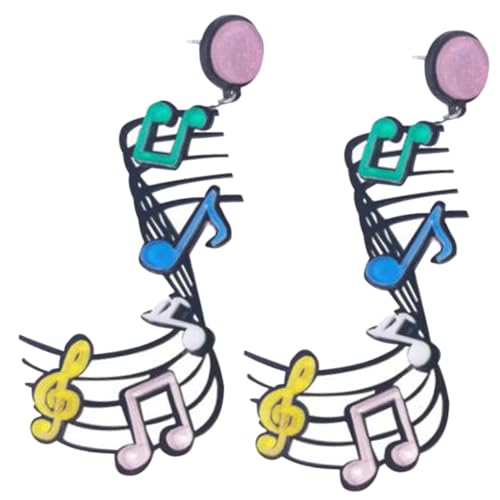 Hemobllo Musiknoten Baumelnde Ohrringe Für Damen Tropfenohrringe Aus Acryl Kreative Ohrhänger Für Alltagskleidung Und Festivals Personalisierter Modeschmuck Hemobllo Musiknoten Baumelnde Ohrringe Für Damen Tropfenohrringe Aus Acryl Kreative Ohrhänger Für Alltagskleidung Und Festivals Personalisierter Modeschmuck von Hemobllo