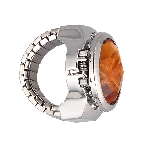 Hemobllo Fingeruhren Für Damen Ringuhren Ringuhr Für Damenfinger Uhren Für Männer Herrenuhren Uhrenringe Ringfingeruhren Modeuhren Für Damen Fingerring Fräulein Lünette Mini von Hemobllo