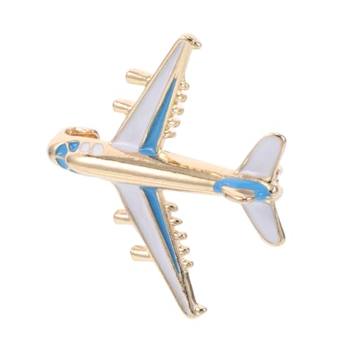 Hemobllo Flugzeug Brosche Emaille Pin Alloy DIY Kreativ Schmuck Anstecknadel für Damen Kleidung Rucksack Tasche Zubehör Individuell Gestaltbar von Hemobllo