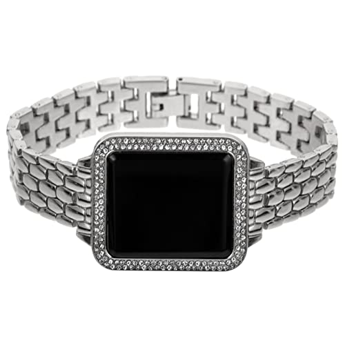 Hemobllo Stilvolle Damenuhr Mit Strass-verzierung Led-Uhr Mit Präziser Zeitanzeige Armbanduhr Für Damen Als Für Feiertage Und Geburtstage von Hemobllo