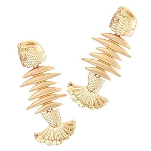 Hemobllo Goldene Damen Ohrhänger Design Baumel Ohrringe aus Statement Accessoires für Frauen Einzigartiger Schmuck für Alltag und Zufällige Farbe Zufällige Farbe von Hemobllo