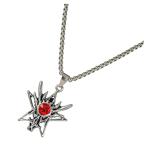 Hemobllo Gothic Punk Halskette Herren Drachenanhänger Vintage Schmuck Modischer Choker für Männer Auffällige Design Männerkette für Partys und Besondere Anlässe von Hemobllo
