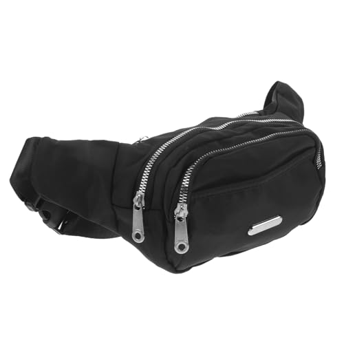 Hemobllo Gürteltasche für Damen Doppelte Reißverschluss Hüfttasche für Outdoor Aktivitäten Langlebiges Vielseitig Einsetzbar Umhängetasche oder Brusttasche von Hemobllo