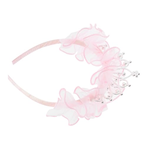Hemobllo Haarreif für Mädchen Leichte Krone Stirnband und Langlebiges Haarschmuck Zubehör für Geburtstag Party und Festliche Anlässe von Hemobllo