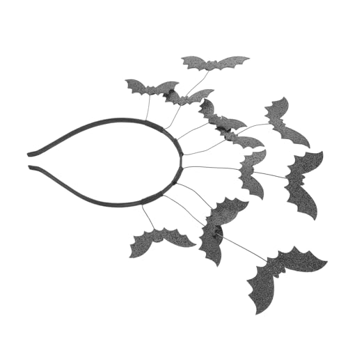 Hemobllo Fledermaushaarband Halloween Haarreif Schrecklicher Stirnband Fledermausflügel Kopfschmuck Für Party Kostüm Accessoire Für Erwachsene Und Junge Mädchen von Hemobllo