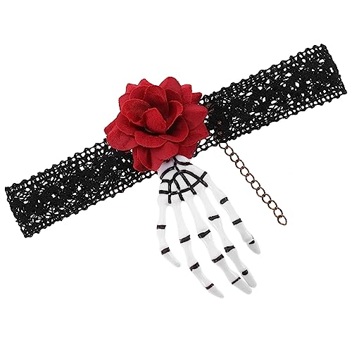 Hemobllo Halloween Halskette Stilvolle Damen-halskette Gothic Skeletthand-kette Für Party Maskerade Mit Hervorragender Textur Für Anlässe Hemobllo Halloween Halskette Stilvolle Damen-halskette Gothic Skeletthand-kette Für Party Maskerade Mit Hervorragender Textur Für Anlässe von Hemobllo