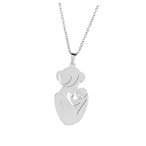 Hemobllo Halskette Damen Mutter Anhänger Modisches Schmuckstück mit Feiner Verarbeitung und Komfortablem Tragegefühl Geeignet als zum Muttertag Hemobllo Halskette Damen Mutter Anhänger Modisches Schmuckstück mit Feiner Verarbeitung und Komfortablem Tragegefühl Geeignet als zum Muttertag von Hemobllo