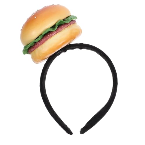 Hemobllo Burger-stirnband Aus Lustiges Party-stirnband Kopfbedeckung Für Cosplay Festivals Und Fotosessions Als Geschenk Für Familie Oder Bekannte von Hemobllo