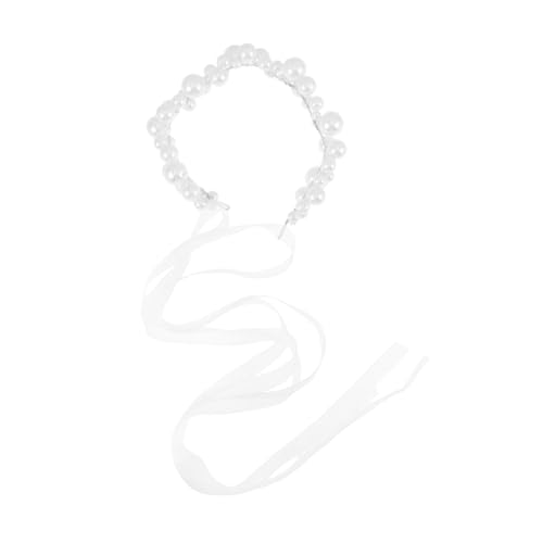 Hemobllo Handgefertigter Braut Haarreif mit Gefälschten Perlen Eleganter Haarschmuck für Hochzeiten Vielseitig Kombinierbar für Brautjungfern Zeitloses Accessoire für Besondere Anlässe von Hemobllo