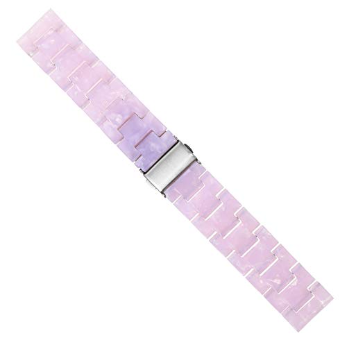 Hemobllo Armband 3 Gurt Uhrenarmband Für Damen Relojes Inteligentes para Mujer 20 Mm Uhrenarmband Uhrenarmbänder Für Damen Uhren Ersatzband Fräulein Zubehör Gürtel Harz von Hemobllo