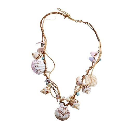 Hemobllo Hawaiianische Halskette Handgefertigt Kurz Puka Beach Schmuck Damen Strand Anhänger Choker Natürliche Sommer Kette Urlaub Accessoire Hemobllo Hawaiianische Halskette Handgefertigt Kurz Puka Beach Schmuck Damen Strand Anhänger Choker Natürliche Sommer Kette Urlaub Accessoire von Hemobllo